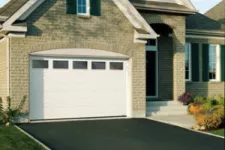 House with a traditional garage door